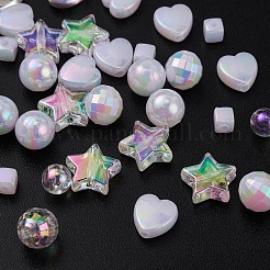 Umweltfreundliches transparentes und undurchsichtiges Polystyrol-Acrylperlen-Set&nbsp;DIY-YW0005-04