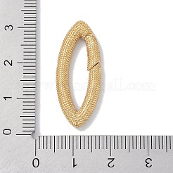 Gestellware Messing Micro Pave Zirkonia Twister Spangen&nbsp;KK-NH0002-09G-01