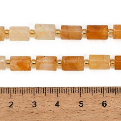 Natürlicher gelber hämatoider Quarz/goldene Heilerquarz-Perlenstränge&nbsp;GG-CBA5B6F-F01-01