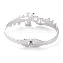 Brazaletes de acero inoxidable 304&nbsp;BJEW-O184-01