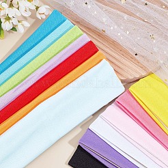 13 stücke 13 farben einfarbig fitness yoga läuft elastische tuch stirnband&nbsp;MRMJ-GF0001-32
