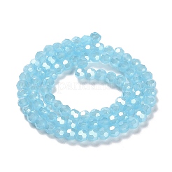 Chapelets de perles en verre électroplaqué&nbsp;EGLA-A035-J4mm-A04
