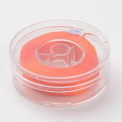 Chaîne de cristal élastique plat teint écologique japonais&nbsp;EW-F005-0.6mm-12