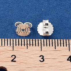 925 Reibungsohrmutter aus Sterlingsilber&nbsp;LS-STER-G041-02D
