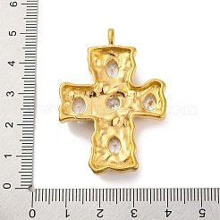 Colgantes de circonita cúbica micropavé de acero inoxidable 304&nbsp;STAS-Z096-01G-01