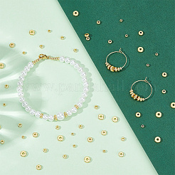 120 pièce de 4 perles d'espacement en acier inoxydable 304 de style&nbsp;STAS-AR0001-74