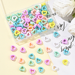 100 Stück Acrylperlenrahmen&nbsp;OACR-SP0001-72A