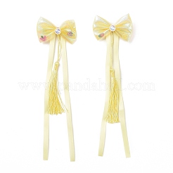 Fermaglio per capelli in alligatore a nastro lungo bowknot&nbsp;PHAR-D013-03B