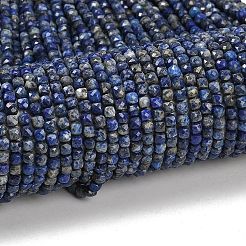 Filo di Perle lapis lazuli naturali &nbsp;G-RM2025-D52-4x4mm-A