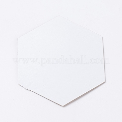 Sechseckige Spiegel-Wandaufkleber&nbsp;AJEW-WH0018-01B-G