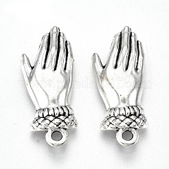 Pendentifs en alliage de style tibétain&nbsp;TIBE-S323-037AS-RS