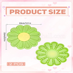 2 sous-verre en PVC&nbsp;AJEW-LP0006-81E