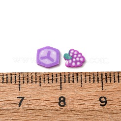 Cabochon in pasta polimerica fatti a mano e perline di plastica per la creazione di gioielli fai da te&nbsp;CLAY-B007-04K