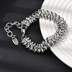 Bracelets à maillons en acier inoxydable chirurgical 316L de 12 mm&nbsp;SA-CBAB122-04P
