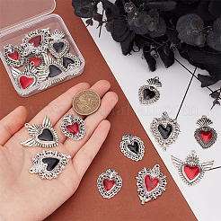 16 Stück 8 Stile Anhänger aus Legierung im Gothic-Stil&nbsp;ENAM-UN0001-09