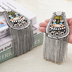 2 pièces d'épaulettes à pompon à la mode&nbsp;FIND-FH0008-79B