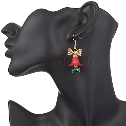 Ohrhänger aus 304er Edelstahl mit Blumenmotiv&nbsp;EJEW-MZ00592
