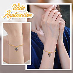 10 Stück verstellbares 304 Edelstahl Schiebearmband/Bolo-Armbänder machen&nbsp;STAS-BBC0001-63G