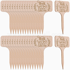 30 étiquette de plante en bois&nbsp;DIY-GF0014-19A