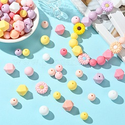 Perles focales en silicone de qualité alimentaire&nbsp;SIL-CJ0002-26