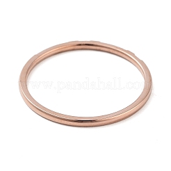 Ionenplattierung (IP) 304 Edelstahl Mikropflaster klare Zirkonia Fingerringe&nbsp;RJEW-B068-01C-RG