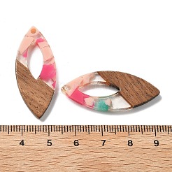 Pendentifs en résine et noyer&nbsp;FIND-R051-12H