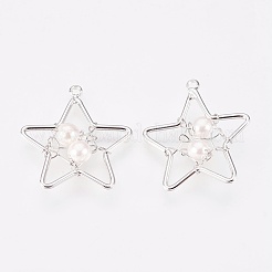 Messing Anhänger & Charms&nbsp;KK-K230-25P-NF