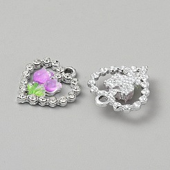 Pendentifs en alliage et acrylique&nbsp;FIND-WH0817-132P-01B