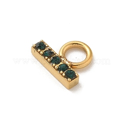 Ionenplattierung (IP) 304 Edelstahl mit Strass-Anhängern&nbsp;STAS-G351-15G-03