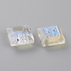 Geprägte Glas Strass Anhänger&nbsp;GLAA-J101-03A-001MO