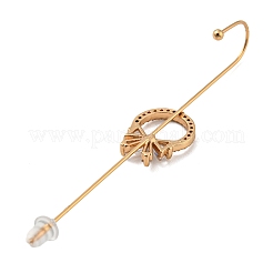 Orecchino con strass&nbsp;EJEW-G378-01F