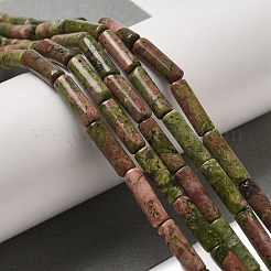 Natur Unakit Perlen Stränge&nbsp;G-U010-A04-01