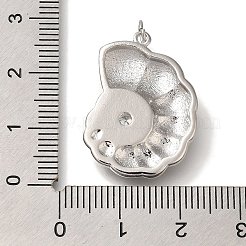 Cremagliera placcatura micro ottone spianare pendenti zirconi&nbsp;KK-I720-58P