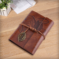 Cuadernos con tapa de cuero pu&nbsp;AJEW-CL0005-15B