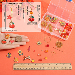 DIY-Sets zur Herstellung von Ohrringen aus Emaille-Legierung zum Erntedankfest&nbsp;DIY-SC0027-53