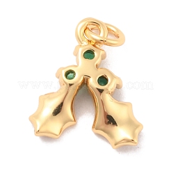 Ottone ecologico con pendenti in vetro e smalto&nbsp;KK-K268-27G