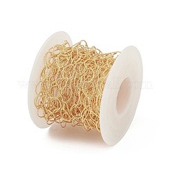 Catene a maglie cave a rombo in ottone&nbsp;CHC-M025-03G