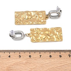 Boucles d'oreilles pendantes en acier inoxydable 304 pour femmes&nbsp;EJEW-F412-01GP-02