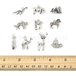 50 ciondolo in lega di stile tibetano a forma di animali&nbsp;FIND-FS0004-34