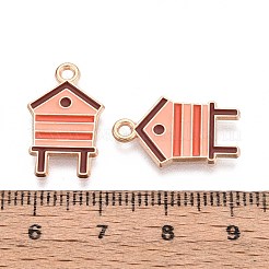 Pendentifs d'émail en alliage&nbsp;ENAM-T022-60B