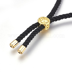 Fabrication de bracelet en corde de coton&nbsp;KK-F758-03H-G