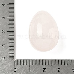 Natürliche Rosenquarz-Ei-Form-Display-Dekorationen&nbsp;G-Z094-01A