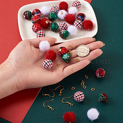 DIY Weihnachtsstil Ohrring machen Kits&nbsp;DIY-TA0008-88