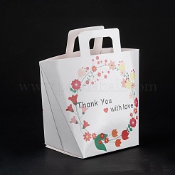 Sacchetto regalo creativo pieghevole in carta kraft rettangolare&nbsp;CON-B002-01A