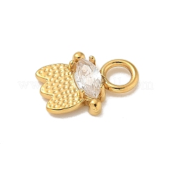Placcatura ionica (ip) acciaio inossidabile 304 con ciondoli in strass&nbsp;STAS-G351-17G-02