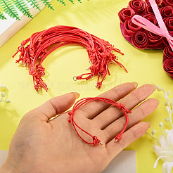 20 cordon en polyester ciré pour la fabrication de bracelets&nbsp;AJEW-TAC00095