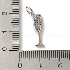 Pendentifs cubiques en laiton micro pavé&nbsp;KK-U027-07P-02