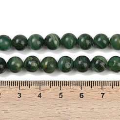 Natürliche afrikanische Jade Perlen Stränge&nbsp;G-K091-8mm