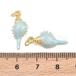 Pendentifs d'émail en laiton &nbsp;KK-CBA3297-04B-G