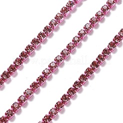 Cadena de copa de vidrio con rhinestone de hierro&nbsp;CH-U001-01L